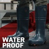 image:imageDUNLOP Durapro Steel Toe  Work boots for Men amp Women  Waterproof Safety boots with Tall Shaft  Chemical and Slip Resistant  Made from PVC  Dark Blue  Size 316