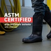 image:imageDUNLOP Durapro Steel Toe  Work boots for Men amp Women  Waterproof Safety boots with Tall Shaft  Chemical and Slip Resistant  Made from PVC  Dark Blue  Size 316