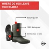 image:imageDUNLOP Flying Dee  Protective Footwear Unisex Calf Length PVC Short Wellington Boots 100 Waterproof and Chemical Resistant Green Black 41