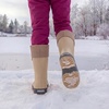 image:imageDUNLOP Puddle Jumper Turmeric Brown Fur Lined Winter Boots for Children Boys GirlsBeige