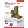 image:imageDUNLOP Purofort Thermo Full Safety Omega  Work boots for Men amp Women  Waterproof Safety boots with Steel Toe  Rubber boots with cold insulation  Chemical and Slip Resistant  Black  Size 11GreenBrown