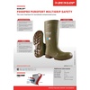 image:imageDUNLOP Purofort Thermo Full Safety Omega  Work boots for Men amp Women  Waterproof Safety boots with Steel Toe  Rubber boots with cold insulation  Chemical and Slip Resistant  Black  Size 11GreenBrown