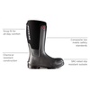 image:imageDUNLOP Snugboot WorkPro Full Safety  Concrete boots for Men amp Women with Composite Toe  Waterproof Work and Safety boots with Cold Insulation  Chemical and Slip Resistant  Black  Size 514Black