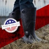 image:imageDunlop Chesapeake Rubber Boots for Men amp Women  PVC  Waterproof  Lightweight Garden Fishing amp Rain Boots with Soft Toe and Wide Calf  Black  Size 315