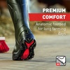 image:imageDunlop Purofort Waterproof Work Boots for Men  Lightweight Insulated Rubber Boots Slip Resistant  GreenBlack  312 Women10 Men