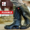 image:imageDunlop Purofort Waterproof Work Boots for Men  Lightweight Insulated Rubber Boots Slip Resistant  GreenBlack  312 Women10 Men