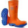 image:imageDUNLOP Purofort FieldPRO  Work boots for Men amp Women  Waterproof Safety boots with Soft Toe  Chemical and Slip Resistant  GreenBlack  Size 314Orange Blue
