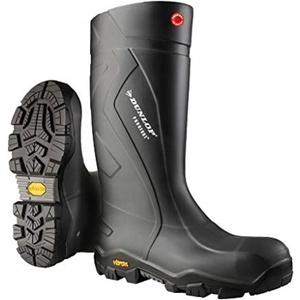 image:imageDUNLOP Purofort Expander Full Safety with Vibram Sole Omega  Work boots for Men amp Women  Waterproof Safety boots with Steel Toe  Chemical and Slip Resistant with Tall Shaft  Black  Size 61617Charcoal