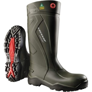 image:imageDUNLOP Purofort Full Safety  Lightweight Work boots for Men amp Women  Waterproof Safety boots with Steel Toe  Chemical and Slip Resistant with Tall Shaft  Black  Size 31617