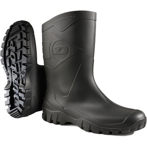 image:imageDunlop Flying Dee  Protective Footwear Unisex Calf Length PVC Short Wellington Boots 100 Waterproof and Chemical ResistantBlack