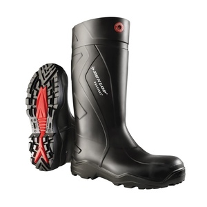 image:imageDunlop Purofort Waterproof Work Boots for Men  Lightweight Insulated Rubber Boots Slip Resistant  GreenBlack  315