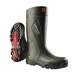 image:imageDunlop Purofort Waterproof Work Boots for Men  Lightweight Insulated Rubber Boots Slip Resistant  GreenBlack  395