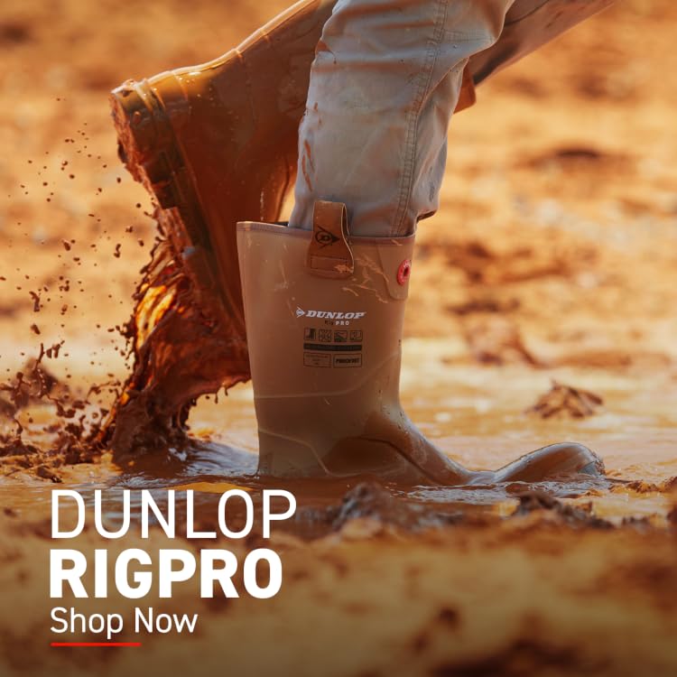 Dunlop Purofort Safety Work Boots – Composite Toe SRC Slip Resistant Waterproof Wellies
