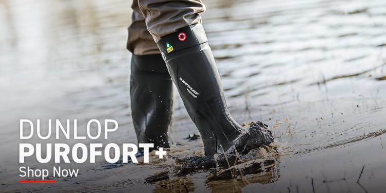 Dunlop Purofort Safety Work Boots – Composite Toe SRC Slip Resistant Waterproof Wellies